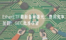 EtherETF最新备案曝光：费用竞争加剧，SEC批准在望