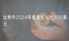 比特币2024年或涨至101,500美元